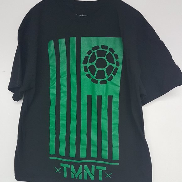 Other - TMNT T-Shirt XL Green Black Tee